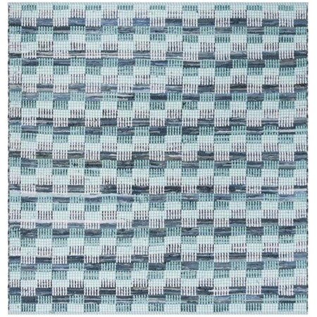 Safavieh Montauk Square Area Rug, Turquoise and Multicolor - 6 x 6 ft. MTK121C-6SQ
